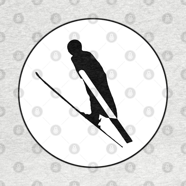 Flying Skier by designs-by-ann